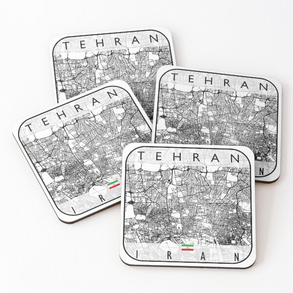 Item preview, TEHRAN MAP IRAN designed and sold by hatimelhag.