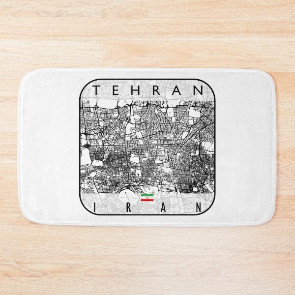 Item preview, TEHRAN MAP IRAN designed and sold by hatimelhag.