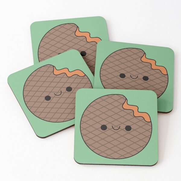 Item preview, Cute Dutch Stroopwafel - Kawaii Stroopwafel designed and sold by KawaiiByDice.