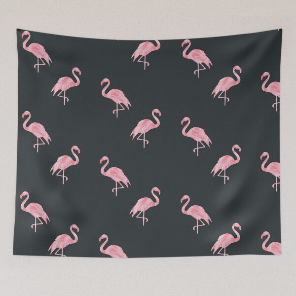 Item preview,  Floral Tropical Flamingos  designed and sold by Artbysaeme.