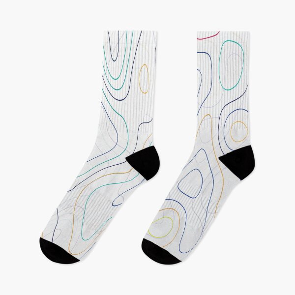 Item preview, abstract colorful topographic map designed and sold by kas365.