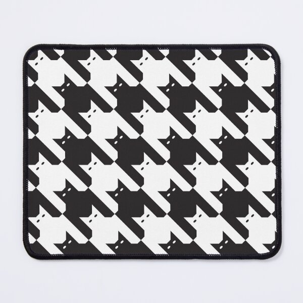 Item preview, Diagonal Cats Hounds Tooth designed and sold by Lisann.