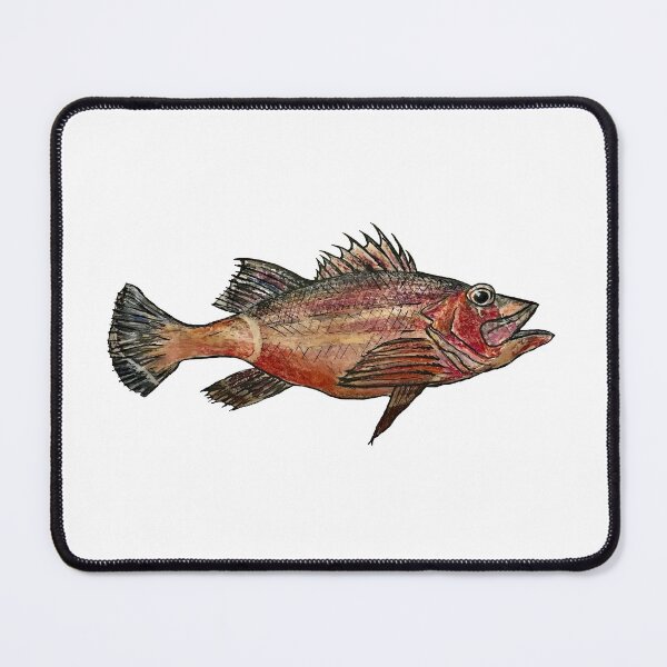 Item preview, Pacific Rockfish Drawing designed and sold by Michelebuttons.