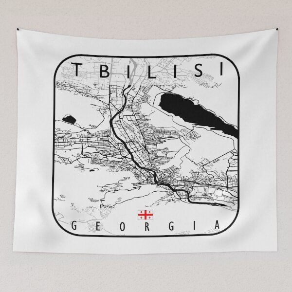 Item preview, TBILISI MAP GEORGIA designed and sold by hatimelhag.