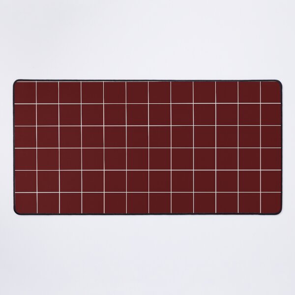 Item preview, Windowpane Check Grid (white/maroon) designed and sold by Design Minds Boutique.