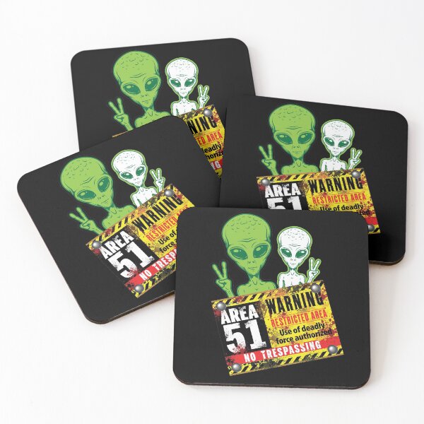 Item preview, AREA 51 WARNING SIGN designed and sold by RIGHTCHUS.