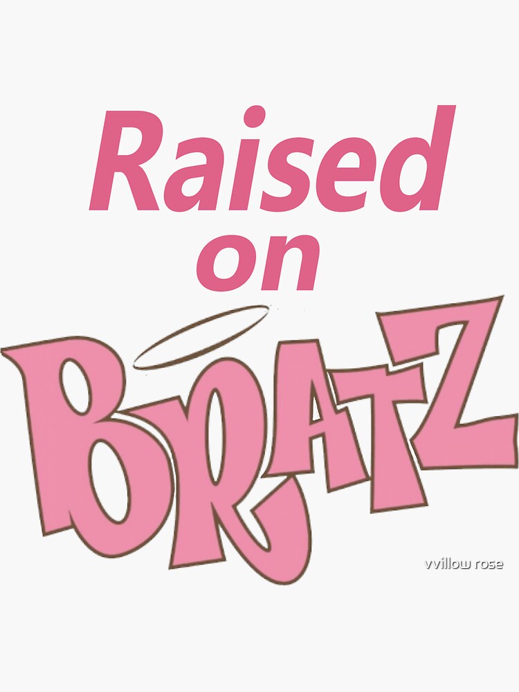 Pink Bratz Logo Sticker