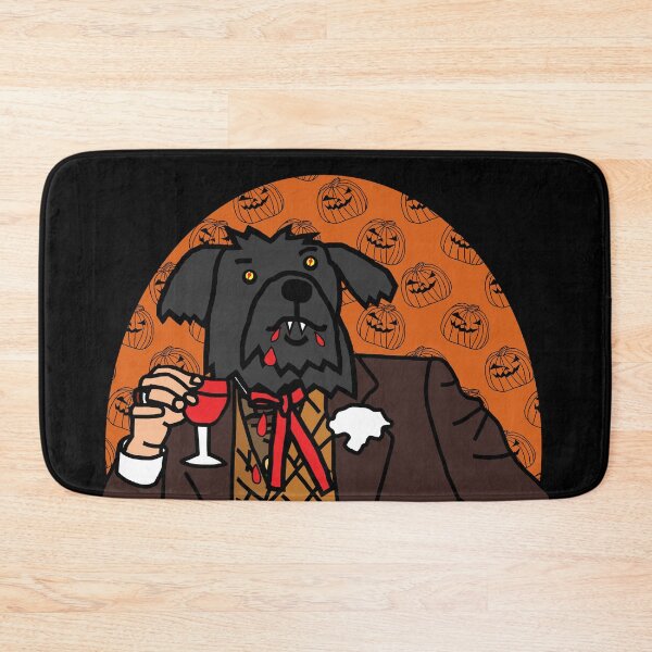 Item preview, Vampire Dog Drinking Wine Halloween Horror Portrait designed and sold by ellenhenry.