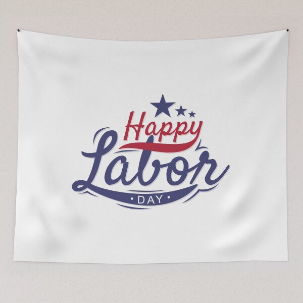 Item preview, Happy Labor Day With Stars designed and sold by FoxLand.