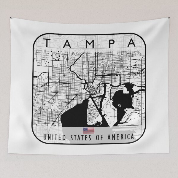 Artikelvorschau, TAMPA-KARTE USA entworfen und verkauft von hatimelhag.