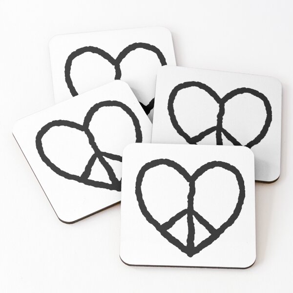 Item preview, Heart Peace Sign designed and sold by AngelicasArtBox.