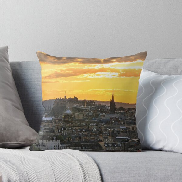 Item preview, Sunset over Edinburgh Castle from The Crags, Scotland designed and sold by Miles Gray.