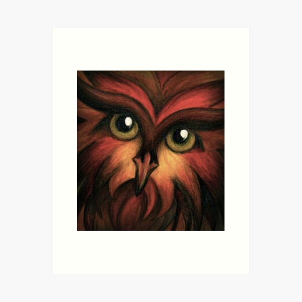Autumn Owl Art Print