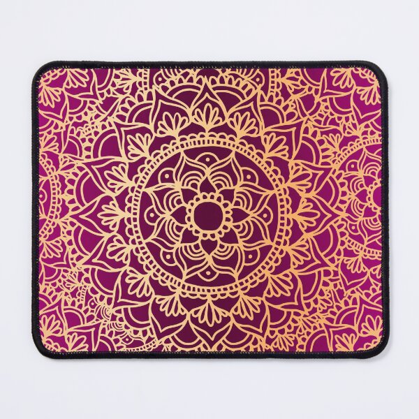 Item preview, Pink and Gold Mandala Pattern designed and sold by Julie Erin Designs.