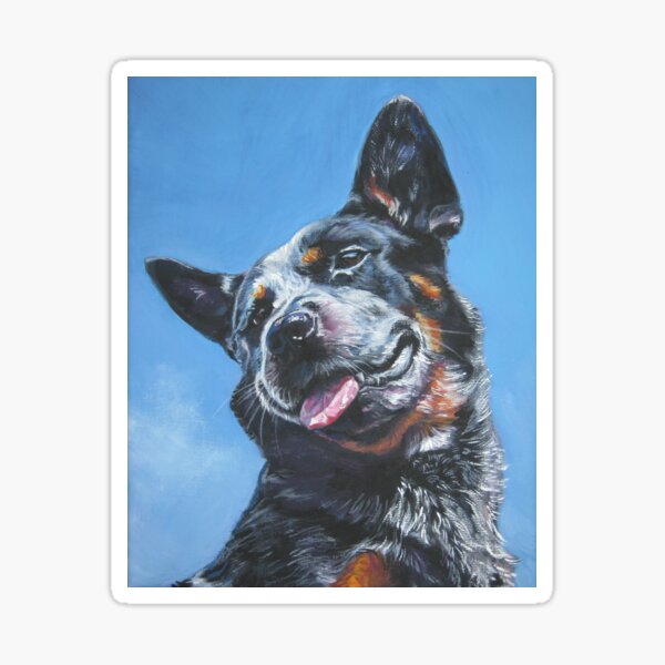 Pegatina inspirada en Bluey y Bingo / Pegatinas para perros / Bluey / Bingo  / Perro lindo / Fan art / Blue Heeler / Red Heeler / Australian Cattle Dog  / -  España