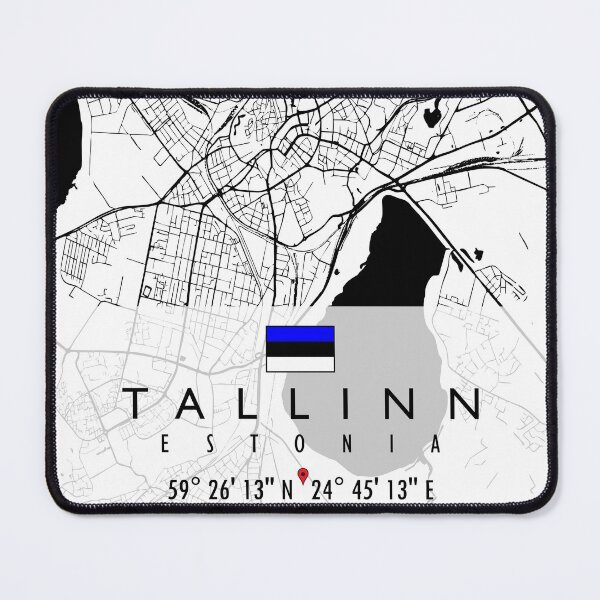 Item preview, TALLINN MAP ESTONIA designed and sold by hatimelhag.