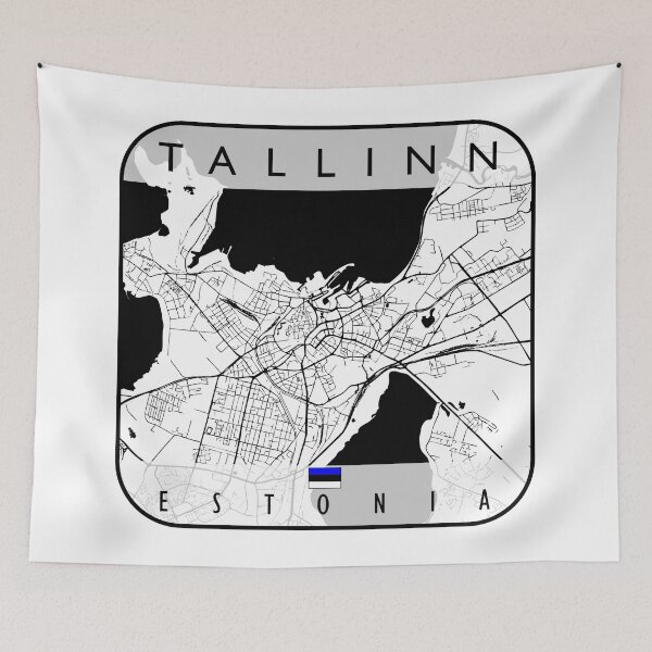 Item preview, TALLINN MAP ESTONIA designed and sold by hatimelhag.