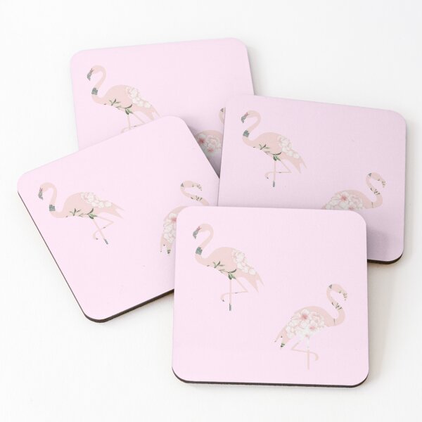 Artikelvorschau, Blumenrosa Flamingos entworfen und verkauft von Artbysaeme.