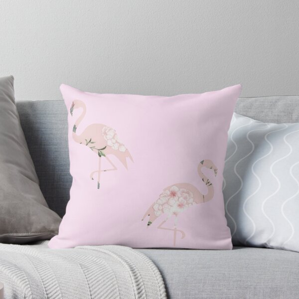 Item preview, Floral Pink Flamingos  designed and sold by Artbysaeme.