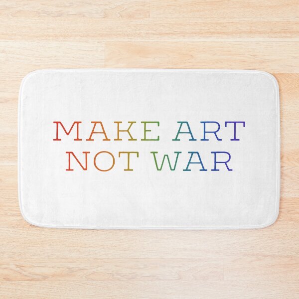 Item preview, Make art not war - rainbow type designed and sold by annaguerrawords.