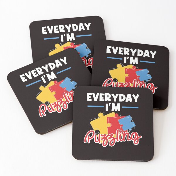 Item preview, Everyday I'm Puzzling Autism Awareness designed and sold by MagicSD Designs.
