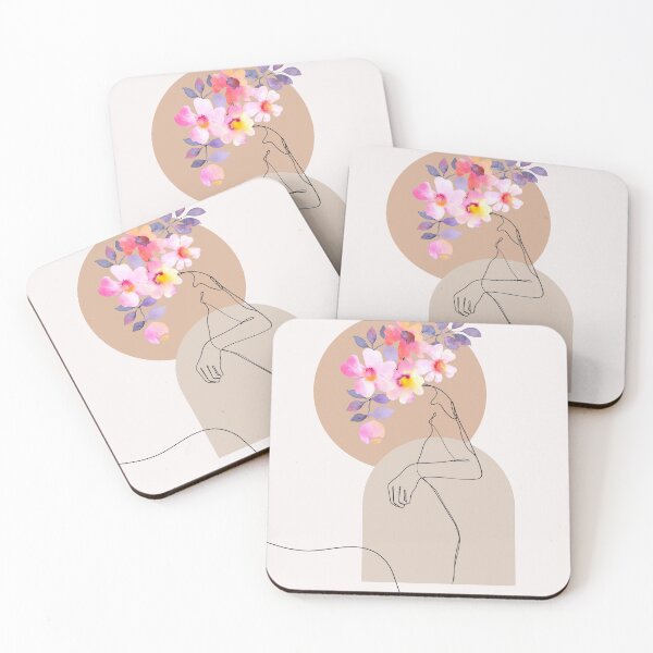 Item preview, Abstract Boho Flowers designed and sold by PatiMN.