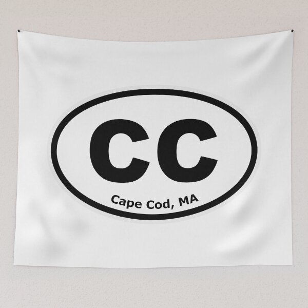 Item preview, Cape Cod CC Mass Massachusetts MA Oval Euro Bumper Sticker designed and sold by cangurojoe.