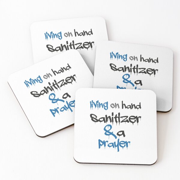 Item preview, living on hand sanitizer and a prayer  designed and sold by Jadyco.