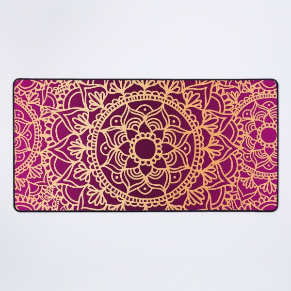 Item preview, Pink and Gold Mandala Pattern designed and sold by Julie Erin Designs.