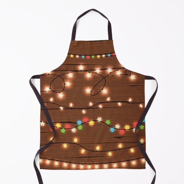 Item preview, Christmas Lights on Wooden Barn Planks designed and sold by Pink Pineapple Works.
