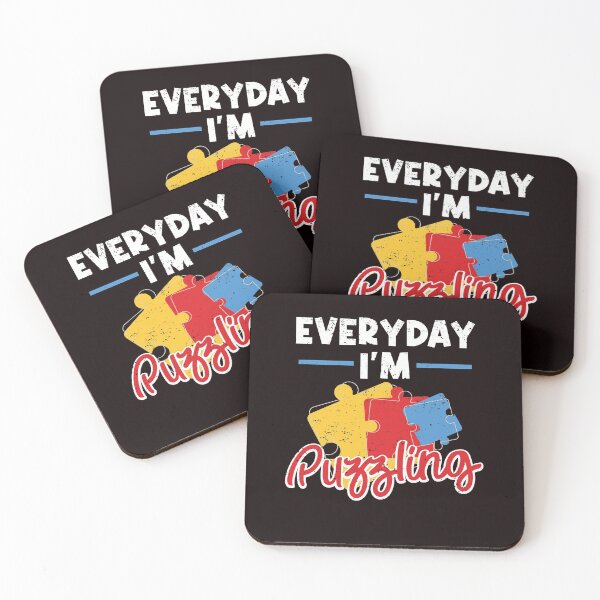 Item preview, Everyday I'm Puzzling Autism Awareness designed and sold by MagicSD Designs.