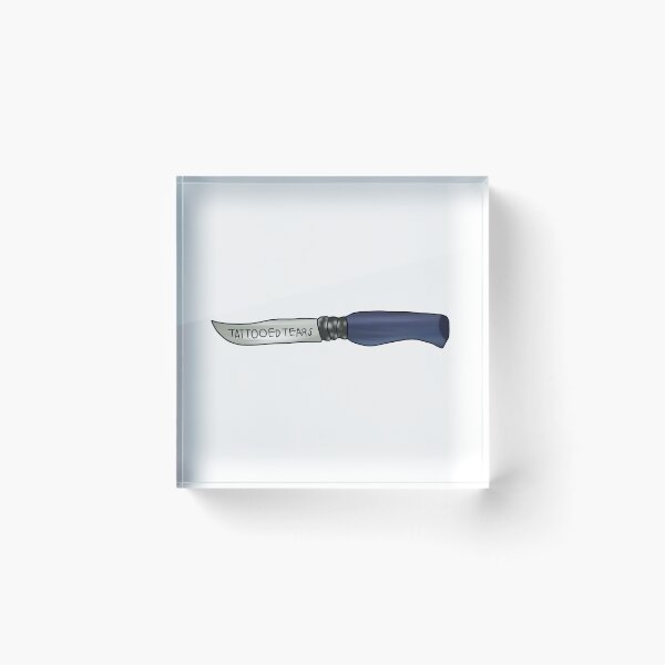Item preview, Tattooed tears knife designed and sold by Calli Harris.