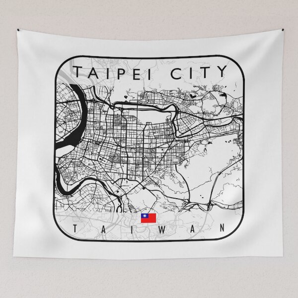 Item preview, TAIPEI MAP TAIWAN designed and sold by hatimelhag.