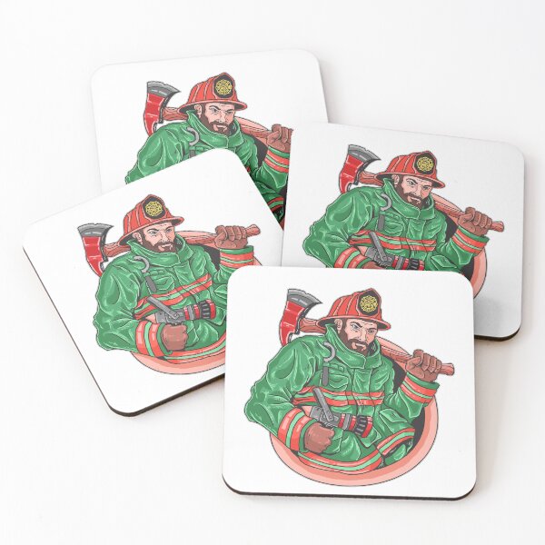 Item preview, Firefighter Proud AND Strong Green designed and sold by artorno.