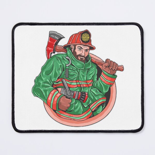 Item preview, Firefighter Proud AND Strong Green designed and sold by artorno.