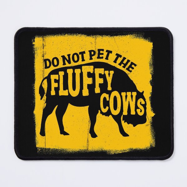 Item preview, Do not pet the fluffy cows designed and sold by 99vectors.