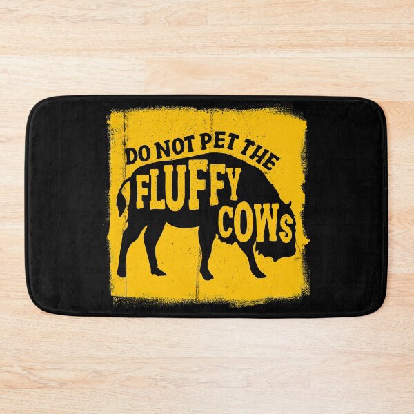 Item preview, Do not pet the fluffy cows designed and sold by 99vectors.