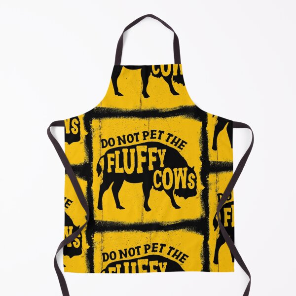 Item preview, Do not pet the fluffy cows designed and sold by 99vectors.
