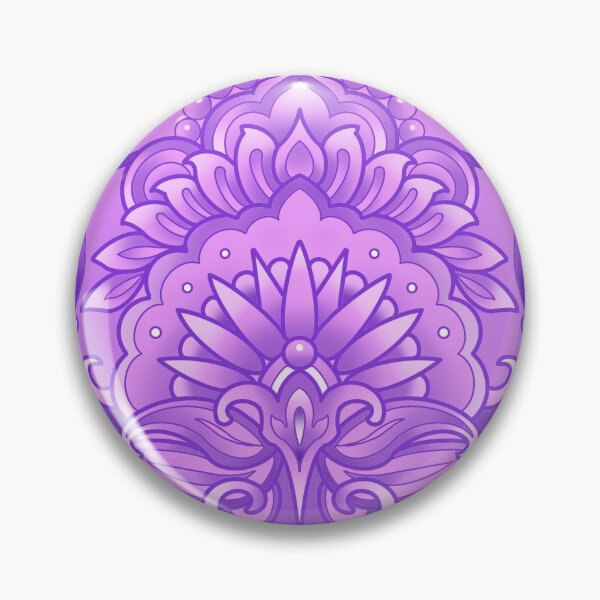 Item preview,  purple lilac mandala pattern designed and sold by weilertsen.
