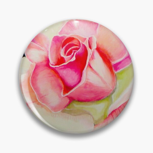 Item preview, Pink and White Rose designed and sold by PaintedbyCarol.