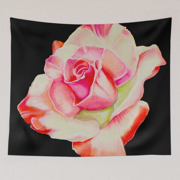 Item preview, Pink and White Rose designed and sold by PaintedbyCarol.