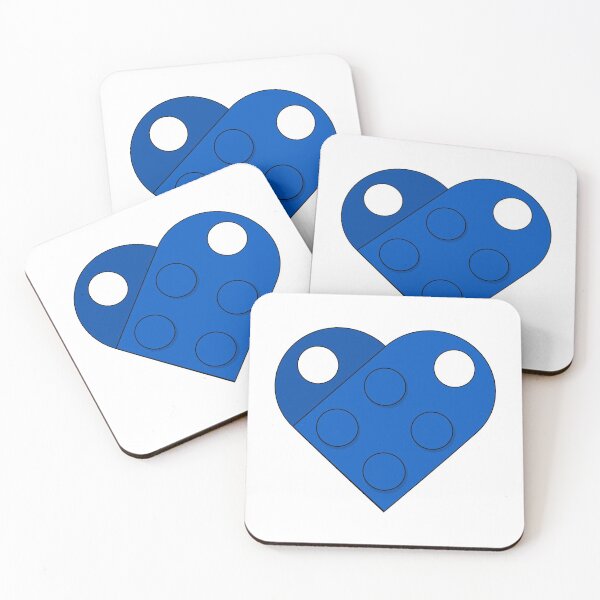 Item preview, Brick Heart (Blue) designed and sold by thereeljames.