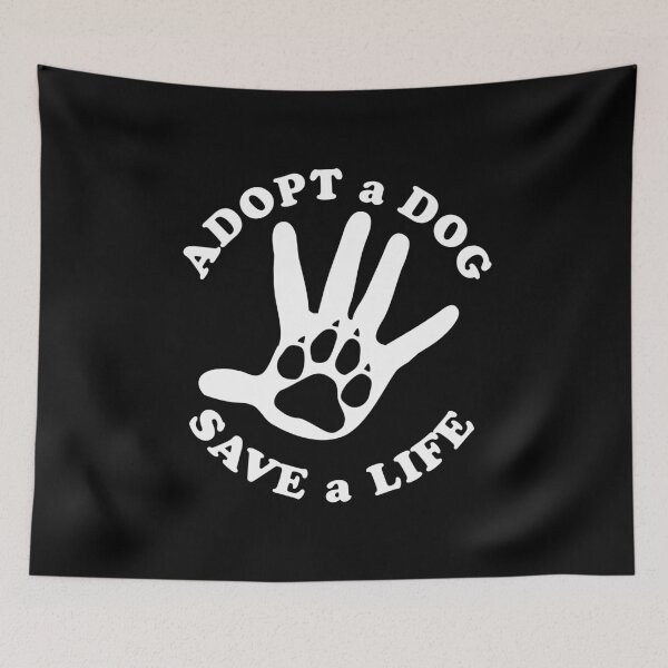 Item preview, Adopt a dog save a life - Dog Lover designed and sold by TMBTM.