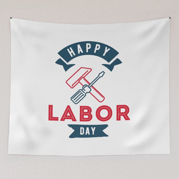 Item preview, Happy Labor Day With Labor Tools designed and sold by FoxLand.