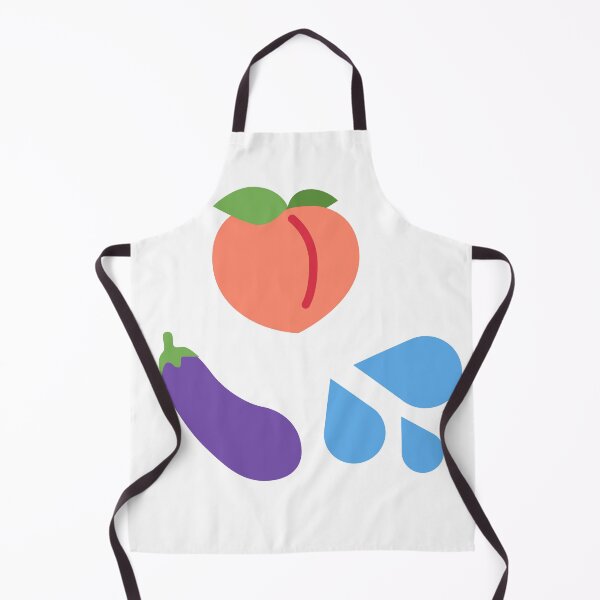 Item preview, Emoji, Peach, Eggplant, Sweat Droplets designed and sold by aminazh.