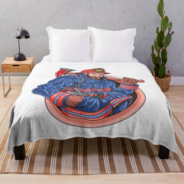 Item preview, Firefighter Proud AND Strong Blue designed and sold by artorno.