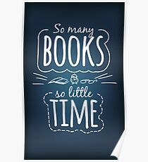 So Many Books So Little Time Poster