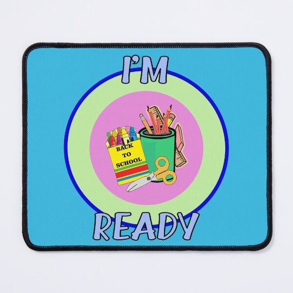 Item preview, I’m Ready – Fun, Colorful “Back to School” Kiddo Design designed and sold by ThisNThatImages.