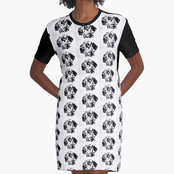 Dalmatian Graphic T-Shirt Dress