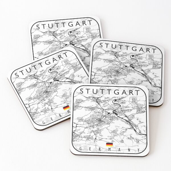 Artikelvorschau, STUTTGART KARTE DEUTSCHLAND entworfen und verkauft von hatimelhag.